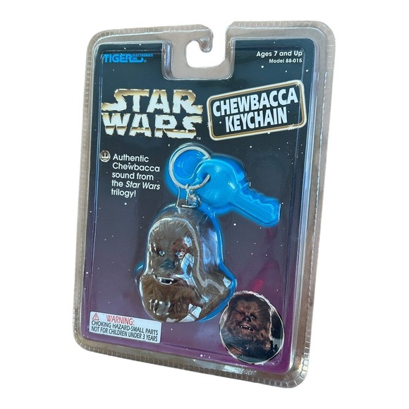 1997 Tiger Electronics INC. Star Wars‎ Chewbacca Keychain New SEALED - Picture 1 of 2